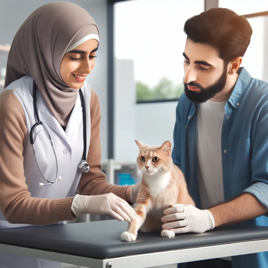 고양이 건강 검진을 통해 발견된 문제에 대한 대처 방안과 치료 방법 설명