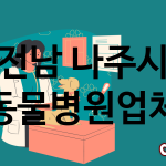 전남 나주시 동물병원 업체 추천 4