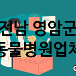 전남 영암군 동물병원 추천 TOP 3