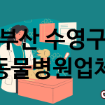 부산 수영구 동물병원 추천 TOP 4