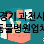 경기 과천시 동물병원 추천 TOP 3