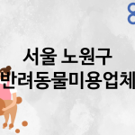 서울 노원구 반려동물미용 업체 추천 5