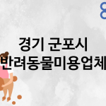 경기 군포시 반려동물미용 업체 추천 5