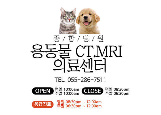 용 동물 CT MRI 의료센터