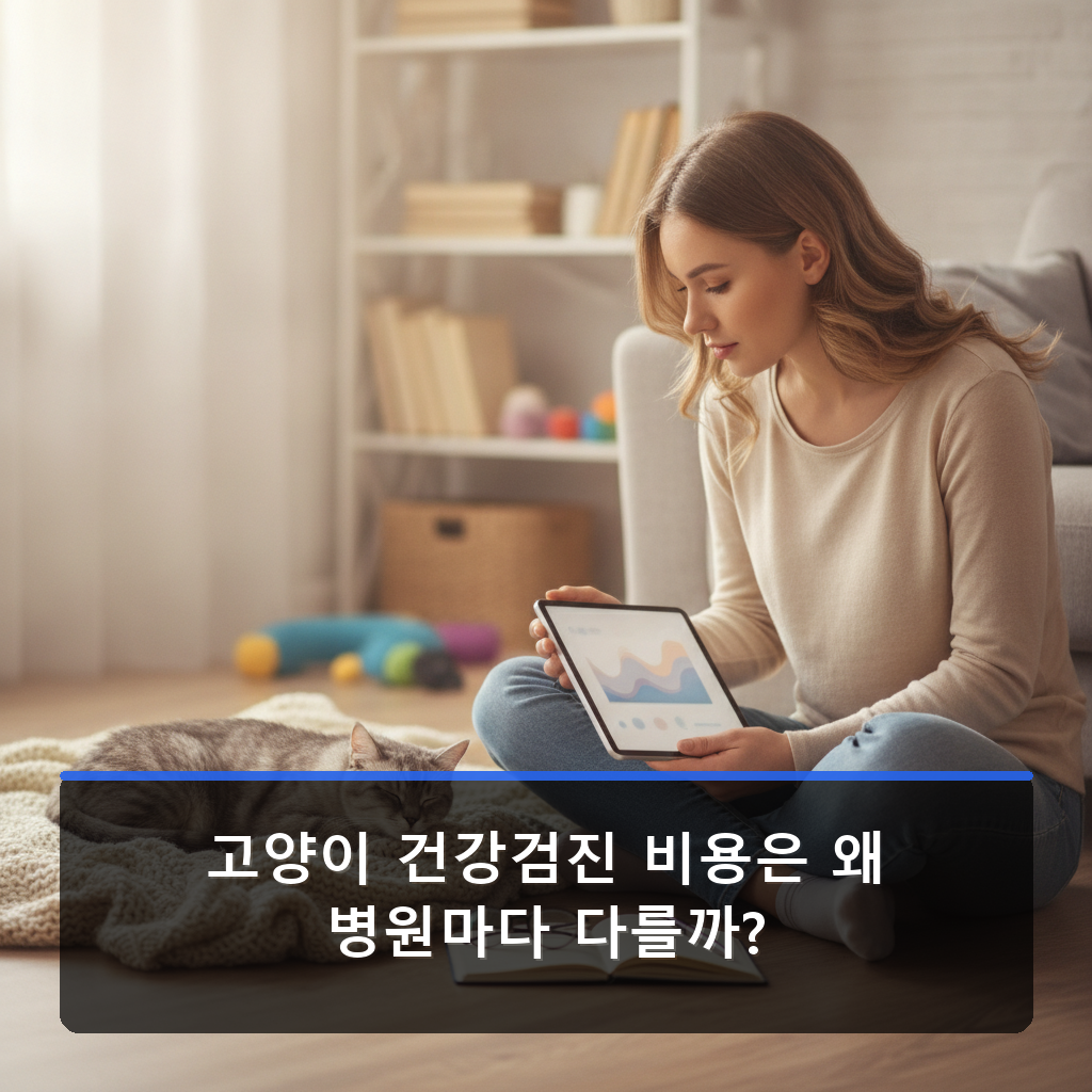 고양이 건강검진 비용은 왜 병원마다 다를까?